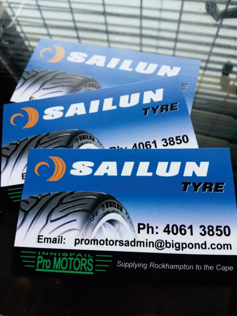 Pro Motors Business Cards Customized stickers